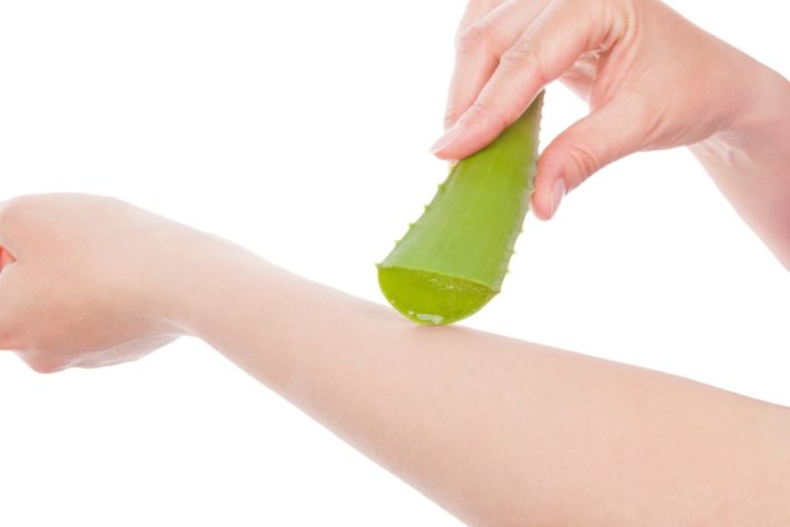 Aloe Vera Gel help to regenerate skin